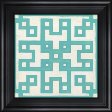 Framed Maze Motif III Print