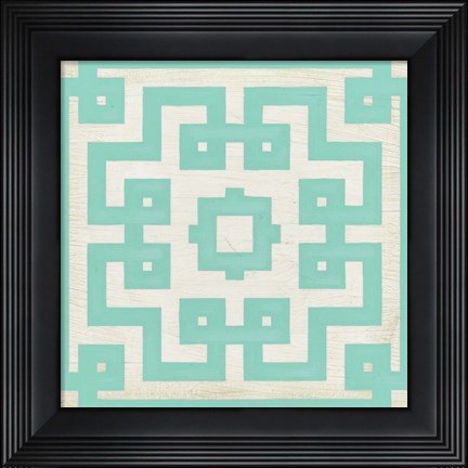 Framed Maze Motif IV Print