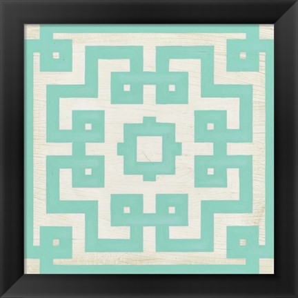 Framed Maze Motif IV Print