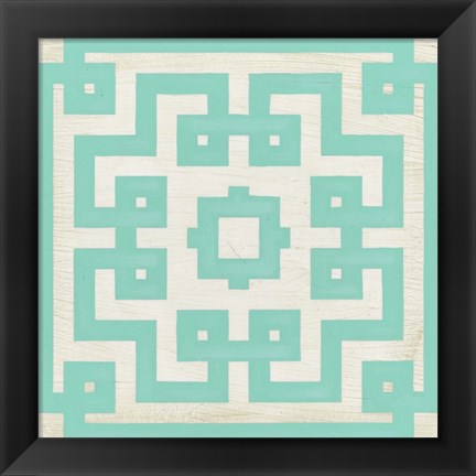 Framed Maze Motif IV Print