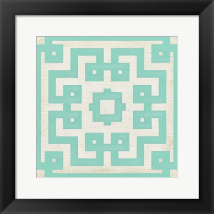 Framed Maze Motif IV Print