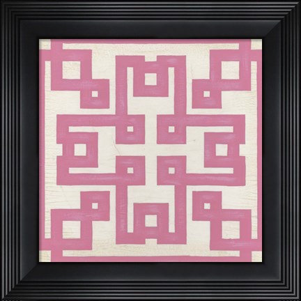Framed Maze Motif V Print