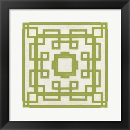 Framed Maze Motif VII Print