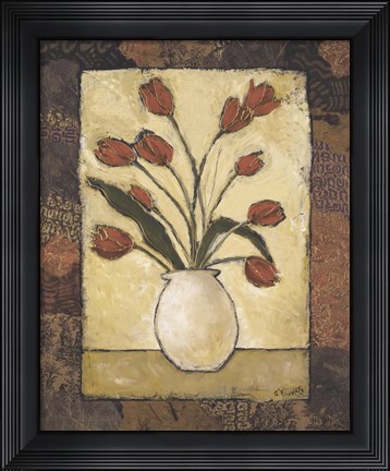 Framed Blooms in Border II Print