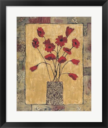 Framed Blooms in Border III Print