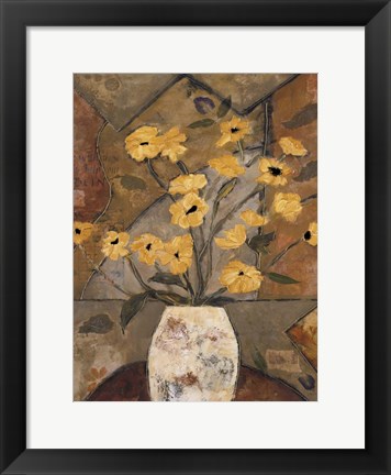 Framed Compassionate Flowers II Print