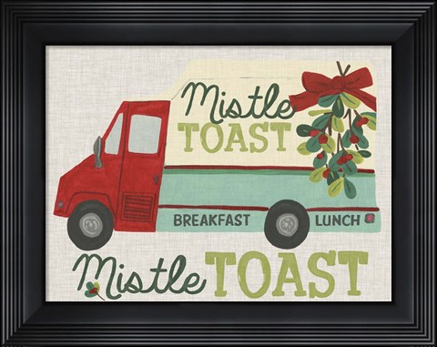 Framed Food Truck Holidays III Print