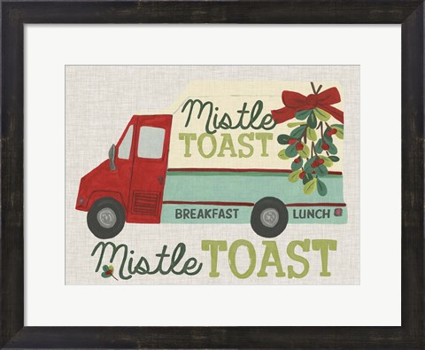 Framed Food Truck Holidays III Print