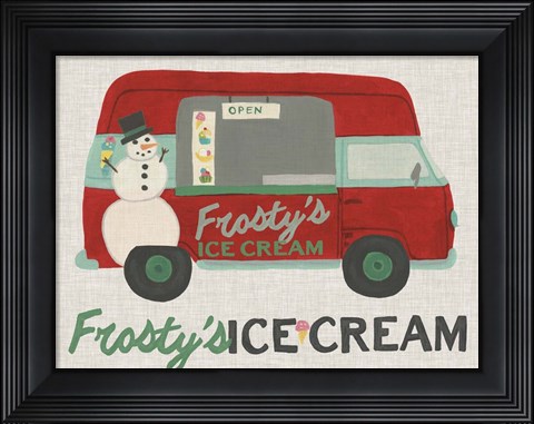 Framed Food Truck Holidays IV Print