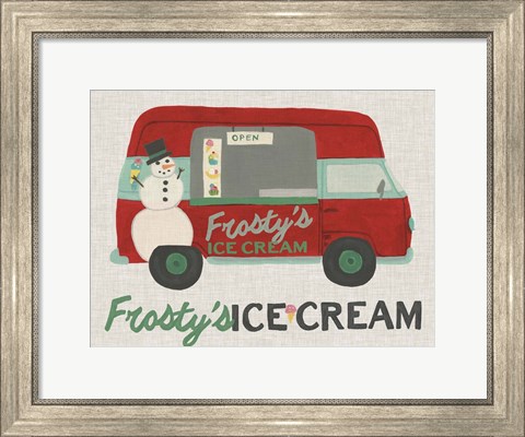 Framed Food Truck Holidays IV Print