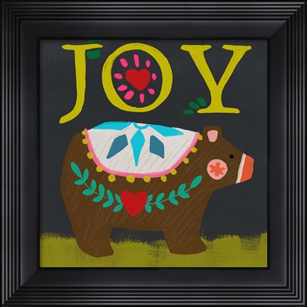 Framed Nordic Joy I Print