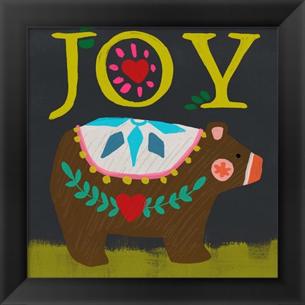 Framed Nordic Joy I Print