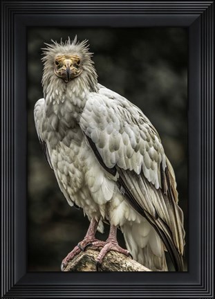 Framed White Vulture Print