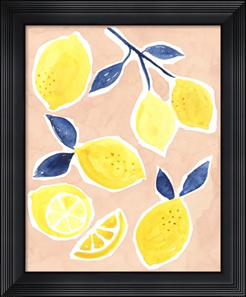 Framed Lemon Love I Print