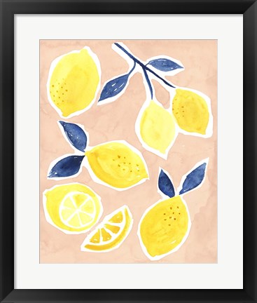 Framed Lemon Love I Print