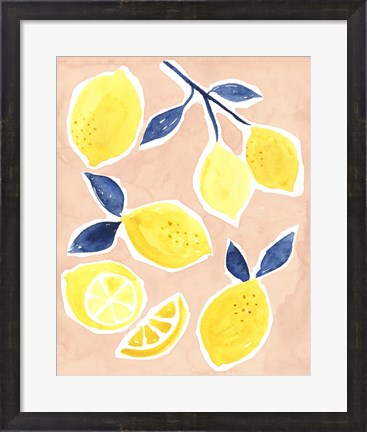 Framed Lemon Love I Print