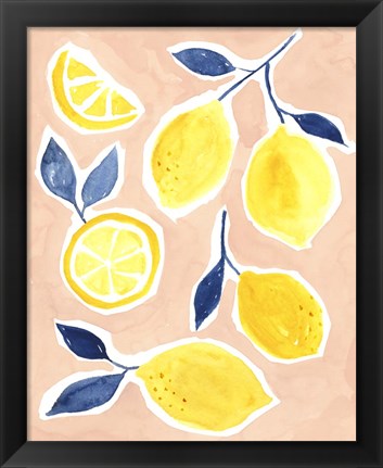 Framed Lemon Love II Print