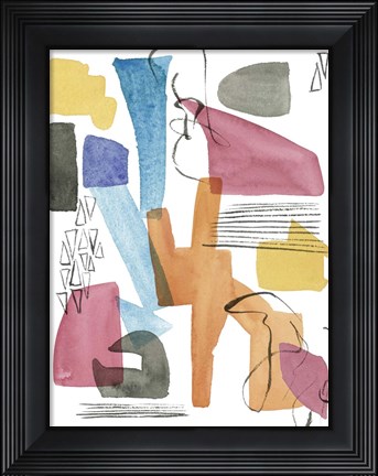 Framed Colors of Sound I Print