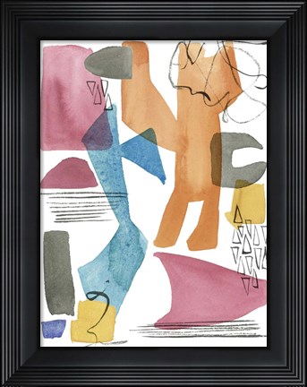 Framed Colors of Sound II Print