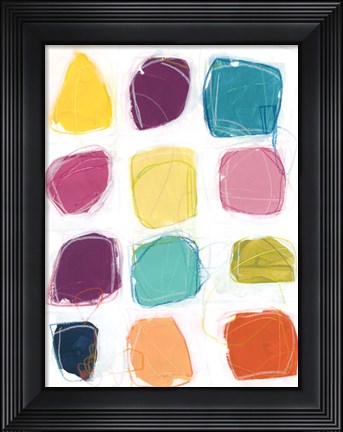 Framed Vivid Windows I Print