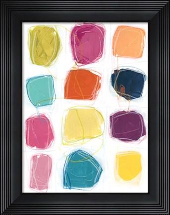 Framed Vivid Windows II Print