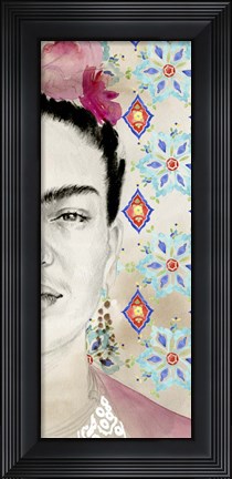 Framed Frida Diptych I Print
