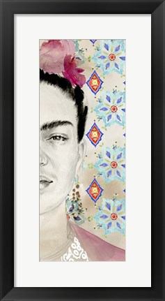 Framed Frida Diptych I Print