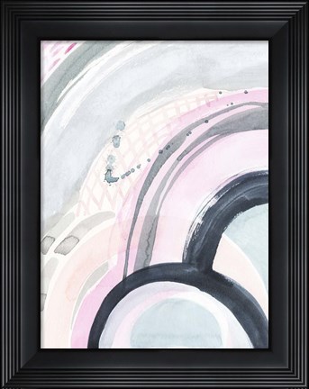 Framed Tidal Wash I Print