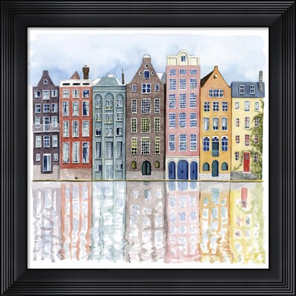 Framed Neighborhood I Print