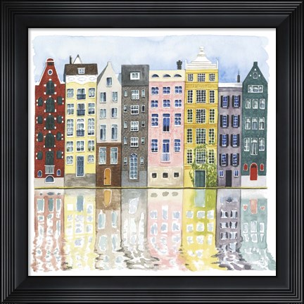 Framed Neighborhood II Print
