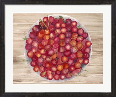Framed Bowls of Fruit IV Print