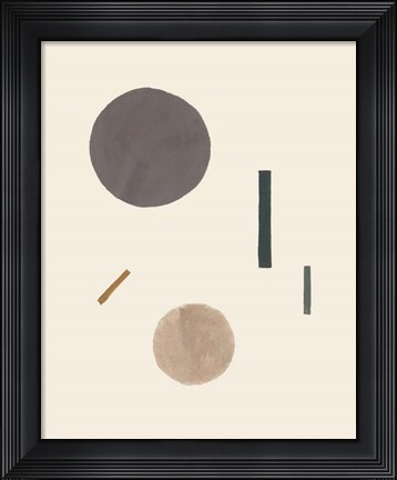 Framed Intraconnected V Print