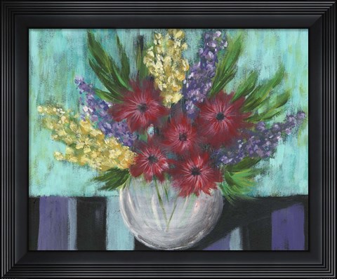 Framed Early Summer Blooms II Print