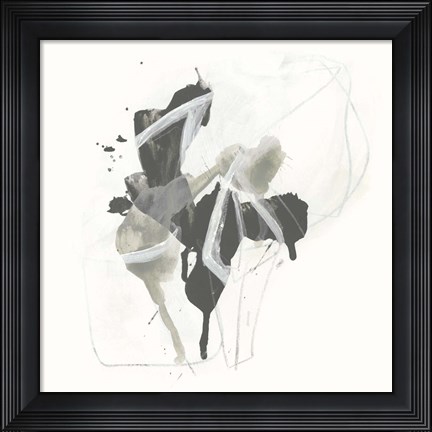Framed Monochrome Missive II Print
