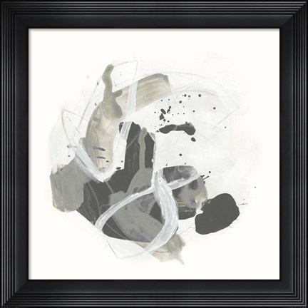 Framed Monochrome Missive III Print