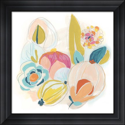 Framed Floral Vibe II Print