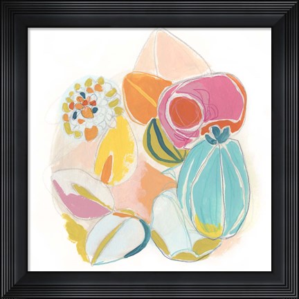 Framed Floral Vibe III Print