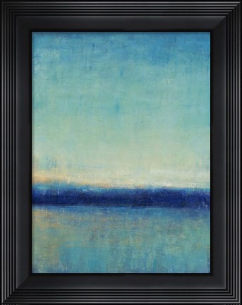 Framed Blue Horizon II Print