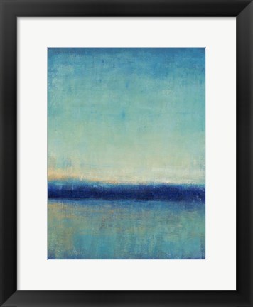 Framed Blue Horizon II Print