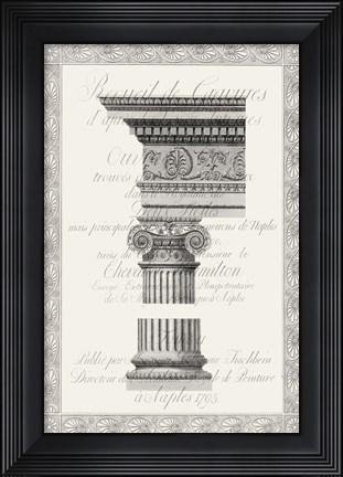 Framed Column Overlay II Print