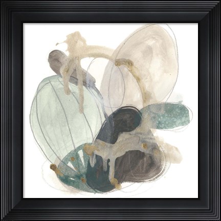 Framed Cactus Gesture I Print