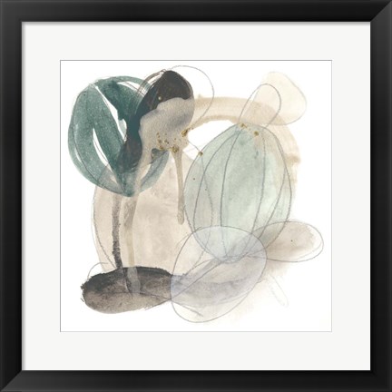 Framed Cactus Gesture III Print