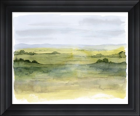 Framed Golden Strata II Print