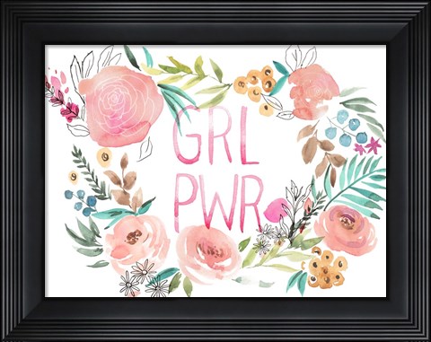 Framed Boss Babe II Print