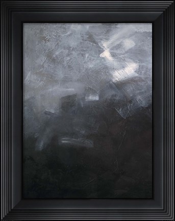 Framed Industrial Contour I Print