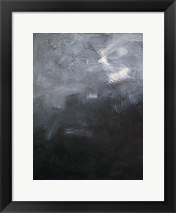 Framed Industrial Contour I Print