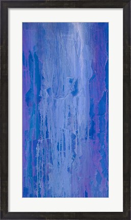 Framed Abstracted Iris Field II Print