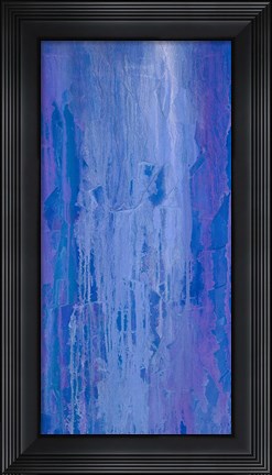 Framed Abstracted Iris Field II Print