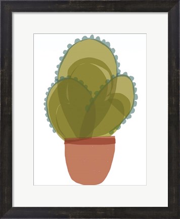 Framed Mod Cactus I Print