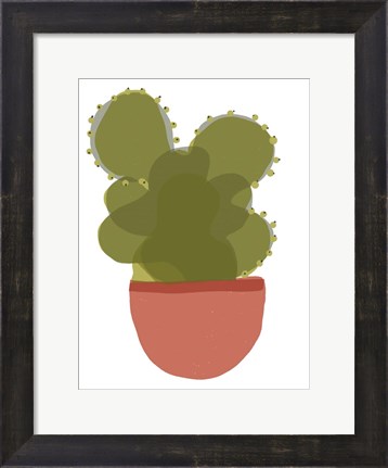 Framed Mod Cactus II Print